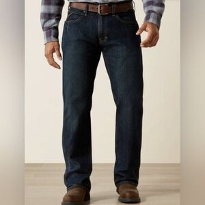 Ariat Work Rebar M5 Jeans, Size 42/30, Slim Fit, DuraStretch, Work Jeans For Men